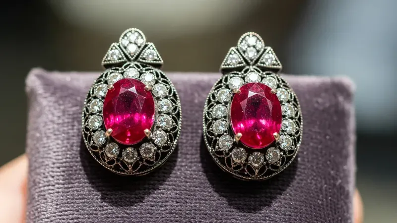 Boucles d'oreilles rubis occasion : guide pour bien choisir