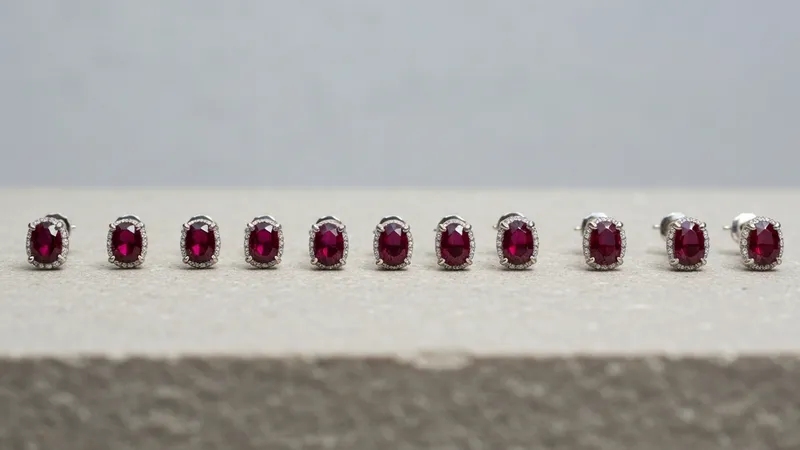 Types de boucles d'oreilles rubis : guide pour choisir